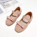 Children's shoes 2020 spring and autumn new girls' middle school students' shoes children's soft sole princess shoes single shoes