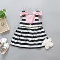 Ins new children's clothing one hair generation 2017 summer foreign trade new girl's dress open back vest skirt 1704