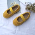 2019 new Korean fashion children's Plush princess shoes Korean single shoes