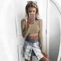 European and American popular spring and autumn hot sale Amazon cross-border specially for European and American short long sleeved tops T-shirts and bottoms 