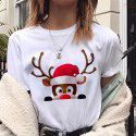 Express Amazon foreign trade lovelydeer Christmas Christmas fawn printed short sleeve T-shirt women's wear 