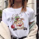 Express Amazon foreign trade lovelydeer Christmas Christmas fawn printed short sleeve T-shirt women's wear 