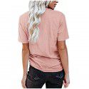 Solid color Short Sleeve T-Shirt Top Women 2022 new European and American women's wear round neck short sleeve LARGE T-SHIRT women's foreign trade wholesale 