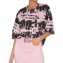 Amazon eBay hot selling new products European and American summer loose round neck printed fashionable women's T-shirts and tops in stock 