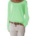 Popular European and American foreign trade women's wear in spring 2019, solid color knitted top, bottomed shirt, T-shirt, 13 yuan, a large number of spot goods 