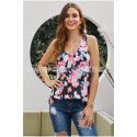 2019 Amazon express popular top, European and American summer printed vest, casual and versatile T-shirt 