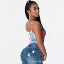 European and American pop sexy belly button revealing Mini vest 2022 summer hundred tie dyed one shoulder open back Suspenders 