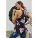 2019 Amazon express popular top, European and American summer printed vest, casual and versatile T-shirt 