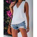 Summer 2021 New Amazon wish vest T-shirt versatile casual home loose sleeveless top 