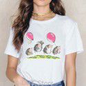 2022 summer women's short sleeved T-shirt cartoon cute little hedgehog print cross-border European Amazon bottomed shirt 
