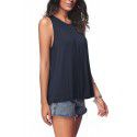 Amazon wish express eBay popular European and American casual top round neck solid color sleeveless vest T-shirt women's wear 