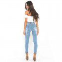 European and American cross-border e-commerce summer new straight neck off shoulder slim fit off navel sexy short sleeve T-shirt women's wear 
