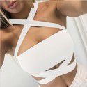 EBay's popular Amazon European and American women's clothes cross neck strap, versatile backing, single wear, sexy chest wrap 