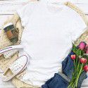 Fast selling popular European and American fashion women's wear solid color T-shirt short sleeve spring and summer eBay new women's wear shopee hot sale 