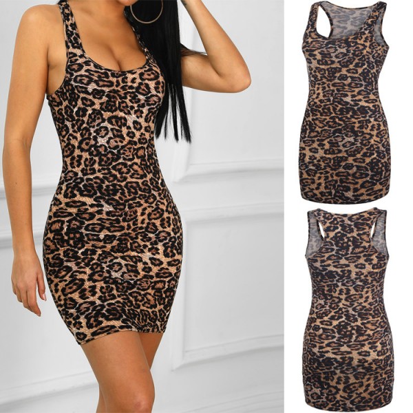 Amazon pop pattern vest skirt sexy beach style short skirt elastic Hip Wrap women's skirt European and American dress 