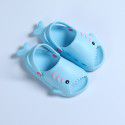 Heli shark new fashion little shark cool children's shoes flat bottom leisure daily wear male and female baby beach sandals 