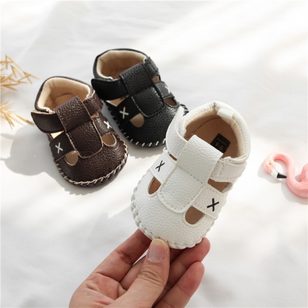 Hansheng baby sandals 0-1 year old toddlers summer soft bottom non slip baby shoes babyshoes 2019 