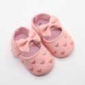 New baby shoes butterfly heart-shaped foreign trade Korean baby shoes toddler shoes princess style comfortable soft soled children's shoes wholesale 