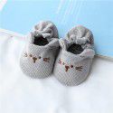 Hansheng cartoon 0-1-year-old infant shoes, baby shoes, knitted wool shoes, baby pre step shoes, spring and autumn style 