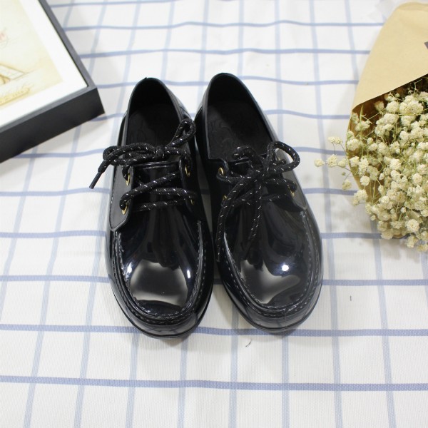 Heli shark fashion spring and autumn winter boys' plastic shoes students' daily casual shoes water breathable flat bottomed Baotou children's single shoes 