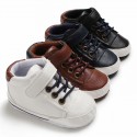 0-1-year-old four seasons baby shoes men's baby soft bottom anti-skid medium high top casual walking shoes support one hair substitute 