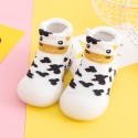 2021 new children's walking shoes soft bottom cartoon 0-3-year-old baby indoor sock shoes infant outer shoes 