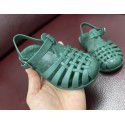 Girls' sandals 2022 new jelly shoes casual children's shoes baby sandals children's Baotou soft soled Roman children's shoes 