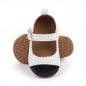 Spring and autumn style 0-1-year-old female baby shoes princess shoes soft soled shoes baby soft film bottom non slip walking shoes wholesale 