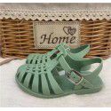 Girls' sandals 2022 new jelly shoes casual children's shoes baby sandals children's Baotou soft soled Roman children's shoes 