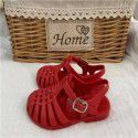 Girls' sandals 2022 new jelly shoes casual children's shoes baby sandals children's Baotou soft soled Roman children's shoes 