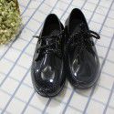 Heli shark fashion spring and autumn winter boys' plastic shoes students' daily casual shoes water breathable flat bottomed Baotou children's single shoes 