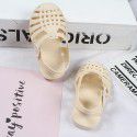 Heli shark new fashion solid color buckle hollowed out cool children's shoes flat bottom leisure daily wear male and female baby sandals 